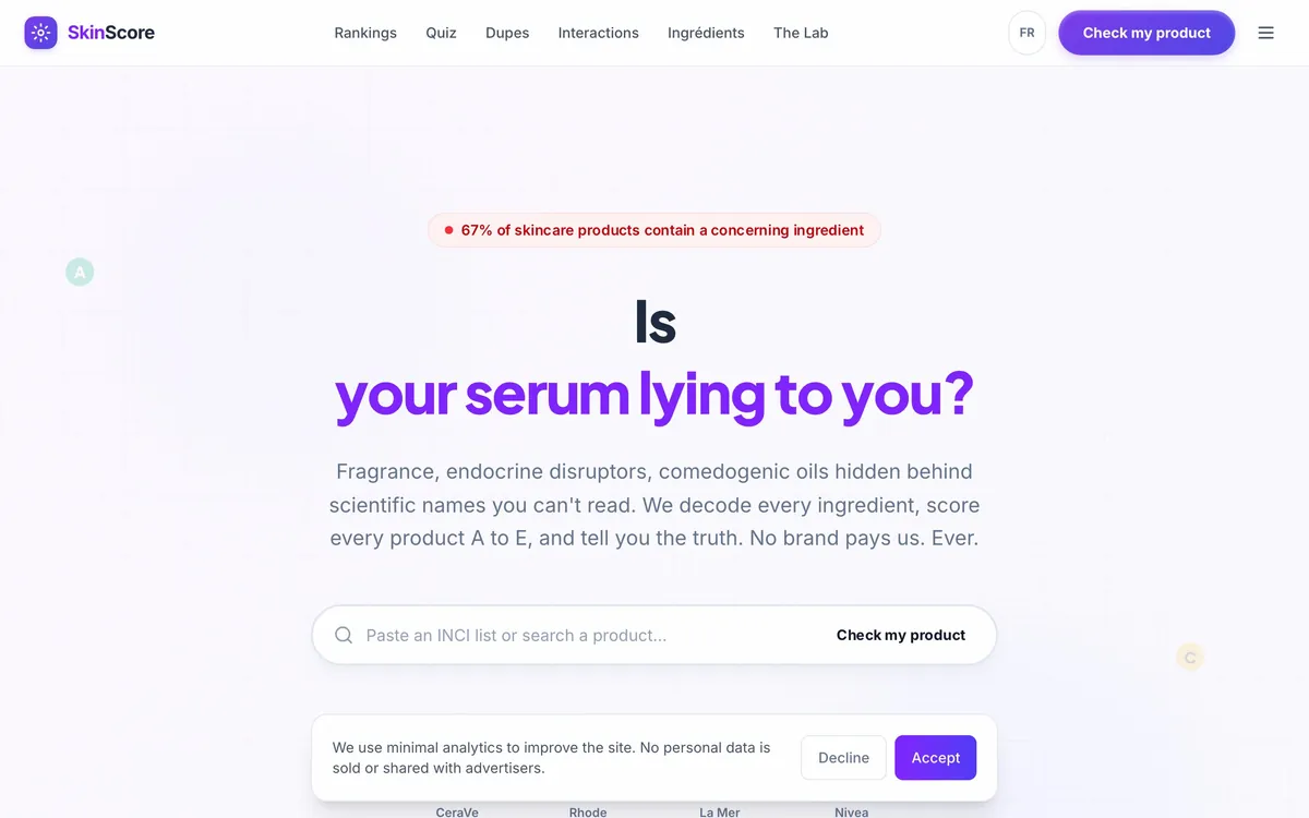 Apercu SkinScore